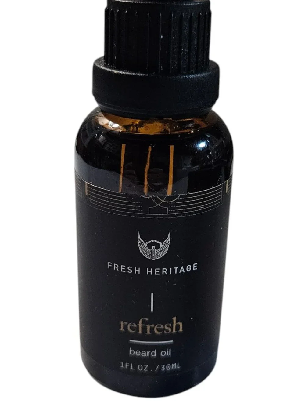 Fresh Heritage Refresh Beard Oil 1 fl oz / 30ml - Natural Organic Grooming